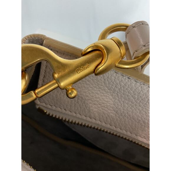 Chlo� 'Marcie' Grey Leather Small Clutch Shoulder Bag - Picture 10 of 13